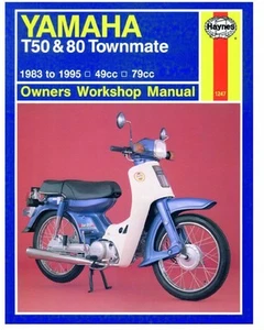 Yamaha T50 T80 Townmate 1983-95 Repair Haynes Owners Workshop Manual - Picture 1 of 1