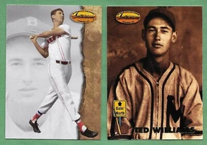 1993 Ted Williams Co - Ted Williams Set of 2 cards in Near Mint Condition - Picture 1 of 2