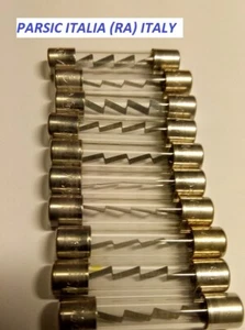 FUSIBILE BK/AGC-8 FAST/ RAPIDI FUSE 8A 250V VETRO 6.3 x 32 mm ( = 20 PEZZI) - Imagen 1 de 4