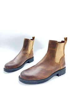 Clarks Orinoco 2 Top Botas De Cuero Marrón Para Mujeres T.42 US.10,5 UK.8 - Imagen 1 de 6