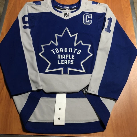 Adidas Authentic John Tavares Toronto Maple Leafs Reverse Retro NHL Jersey 50 Cover