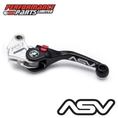 Palanca de embrague corta irrompible negra ASV F4 para Yamaha WR250F 2017 Foto 1 de 4