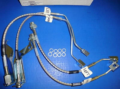 Russell 693290 Stainless Steel Brake Line Hose Kit Mustang 1999-04 w/o traction - Image 1 of 4