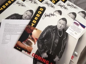 ROBERT GORDON SIGNED & NUMBERED Red VINYL w PHOTO/Hologram COA EXACT PROOF LOOK! - Picture 1 of 8