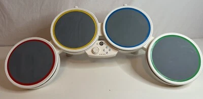 Nintendo Wii Harmonix Wired Rock Band Drum 19092 White Head ONLY No Legs/Pedal - Image 1 of 4