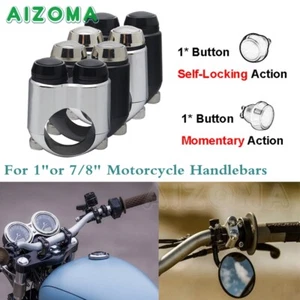 Motorcycle Control Module Handlebar Switch Momentary & Self-locking 2-Button - Picture 1 of 14