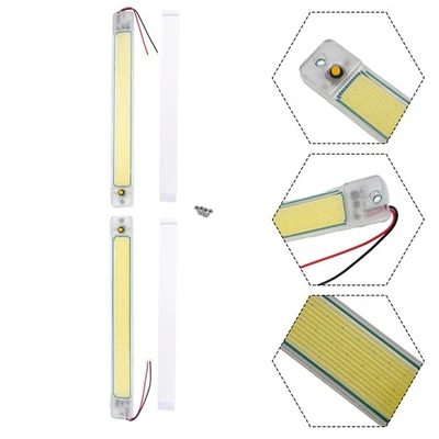 2x- LED Strip Lights Bar Car 12V 24V Caravan Boat Fishing Camping Interior Lamp. - Image 1 of 4