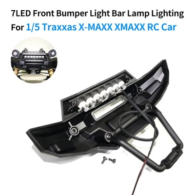 LED Front Bumper Light Bar Lamp Lighting For 1/5 Traxxas X-MAXX XMAXX RC Parts # - Image 1 of 4