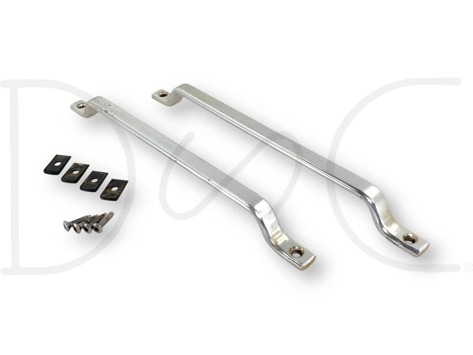 80-98 Ford F600 F650 F700 F800 Exterior B Juego de manijas de agarre de pilar con herrajes OEM Foto 1 de 4