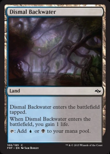 MTG - Dismal Backwater - Fate Reforged - NM, English Magic FLAT RATE SHIP - Image 1 of 1