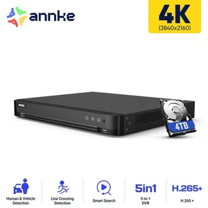 Grabadora de video ANNKE 5 EN 1 16 CANALES HD 8 MP DVR seguridad 4K H.265+ AI detección humana - Imagen 1 de 21
