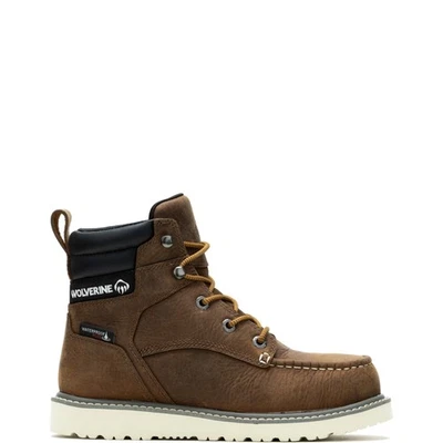 Wolverine Mujeres Comercio Cuña 6" Moc-Puntera Acero-Puntera Botas Zapatos Foto 1 de 4