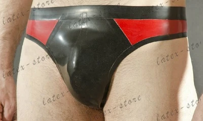 Latex Rubber Gummi Thong T back shorts brief panties underwear customized #680 - Image 1 of 4