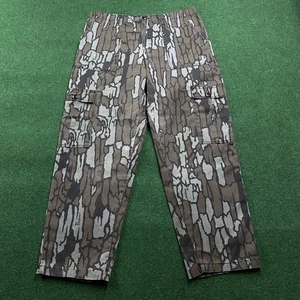 Vintage Camo Realtree Hose Herren M grau Treebark Camouflage Jagd 32x29 USA - Bild 1 von 12