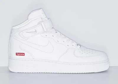 Supreme Nike Air Force 1 Mid SP Blanco FZ8784 100 Foto 1 de 4