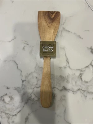 Utensilio espátula de madera de olivo Trader Joe's nuevo Foto 1 de 2