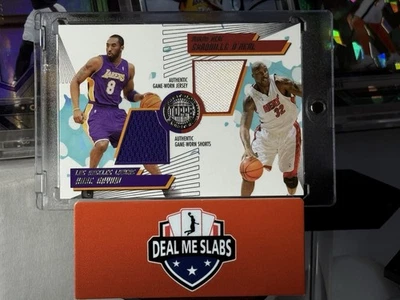 2006 TOPPS FIRST ROW KOBE BRYANT / SHAQUILLE ONEAL GAME WORN MATIERIAL /140🔥 - Image 1 of 4