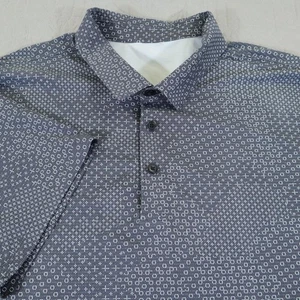 Camisa Polo Lululemon Propel Para Hombres XL Camuflada Ice Deep Coal Performance Tech Dot - Imagen 1 de 6