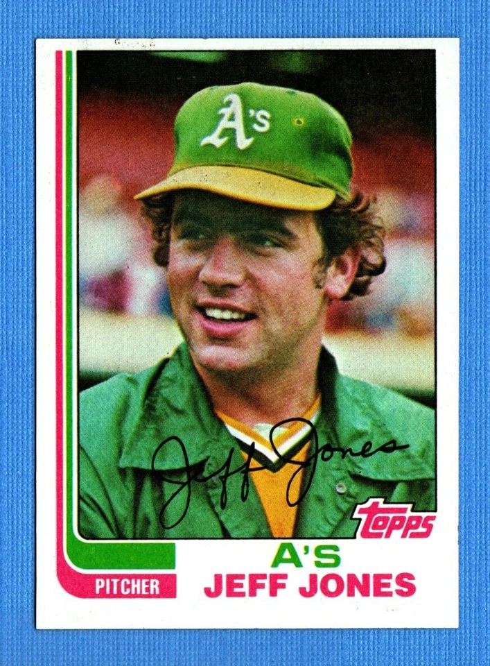 1982 Topps #139 Jeff Jones Athletics - Image 1 of 1