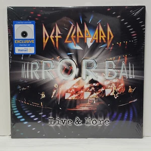 DEF LEPPARD -Mirror Ball Live & More 3-LP Clear Vinyl Walmart Exclusive - Picture 1 of 3