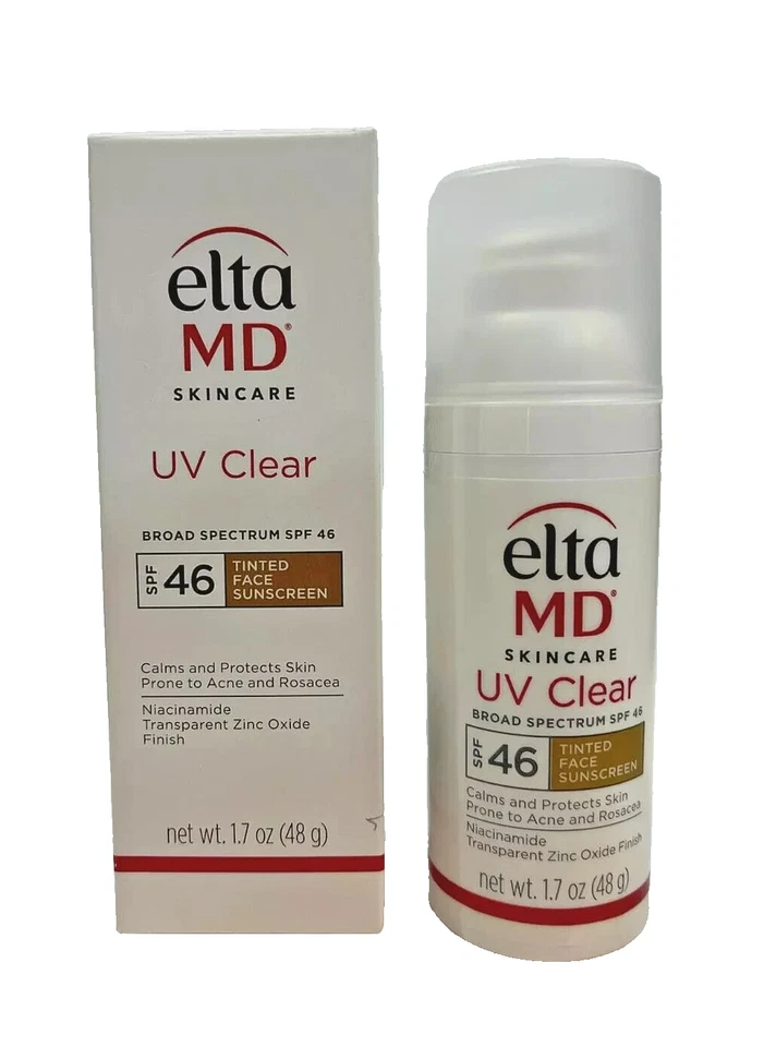 Tinted Face Sunscreen Elta MD SPF 46 – 48g | Skincare & UV Protection EXP 11/27