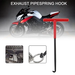 Steel T-handle Style Spring Hook Puller Exhaust Stand Tool Motorcycle Motorbike - Picture 1 of 10