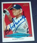 2007 Bowman  Detroit Tigers Gorkys Hernandez Hand Signed Autographed  Card
