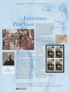 Panel de estampillas conmemorativas #685 37c compra de Louisiana #3782 USPS - Imagen 1 de 1