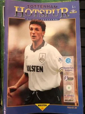 Tottenham Hotspur v Queens Park Rangers 08/10/1994 football programme  - Image 1 of 2