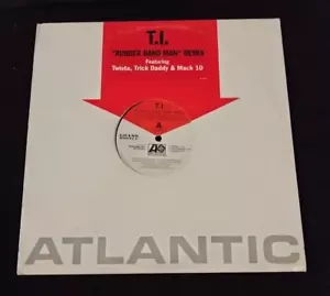 T.I. RUBBER BAND MAN REMIX FEAT TWISTA  12" VINYL EP SINGLE ATLANTIC 2004 PROMO - Foto 1 di 4