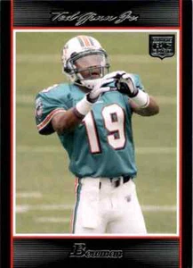 2007 Bowman Ted Ginn Jr. Miami Dolphins Ohio State Buckeyes novato radiocontrol #146 - Imagen 1 de 2