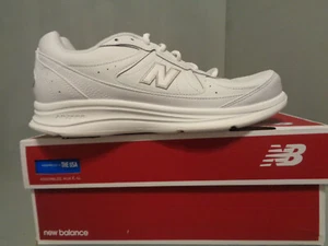 Sz 10 Women's New Balance WW577 NIB! NEW! White Leather Let's Get Walking!! - Picture 1 of 5