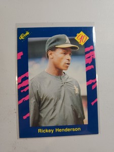 1990 Classic Blue  #37 Rickey Henderson
