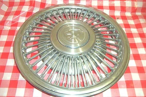 OE 15 inch wire wheelcover, # 876A,1989-92 Mercury Cougar, nice driver quality - Picture 1 of 1