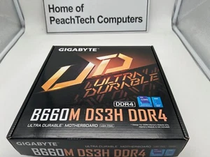 * NEW * Gigabyte B660M DS3H LGA 1700 Intel B660 Micro ATX DDR4 SDRAM Motherboard - Afbeelding 1 van 8