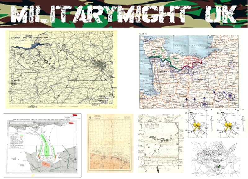 1/16 - 1/18 SCALE 120mm FIGUREN WW2 ALLIED NORMANDY MAPS DIORAMA MODEL