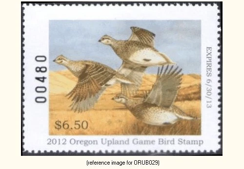 D2K Oregon Upland Bird 2012-3 $6.50 - Image 1 of 1