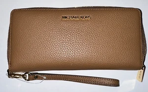 * MICHAEL KORS * Geldbörse *  JET SET TRAVEL *  Braun * 1 91262 32709 4 * NEU - Bild 1 von 19