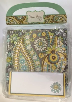 New Retired Vera Bradley Happy Hour Set Lemon Parfait Napkins Coasters Placecard - Image 1 of 2