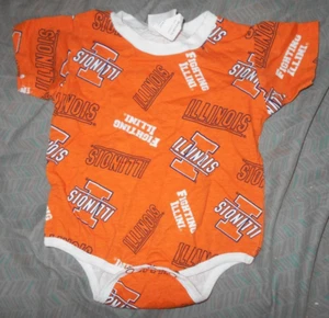 University of Illinois Boys 12 M Snap Bottom - Picture 1 of 1