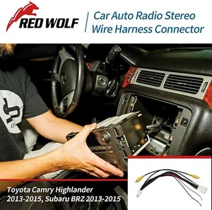 Arnés de cableado de radio se adapta a Toyota Camry Highlander 2013-2015 Subaru BRZ 2013-2015 - Imagen 1 de 8