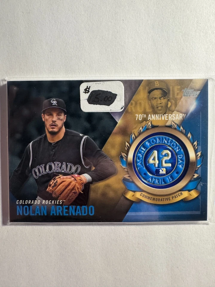 K276,531 - 2017 Topps Jackie Robinson Logo Patch #JRPCNA Nolan Arenado - Image 1 of 1