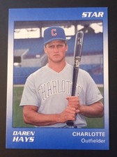 1990 Charlotte Rangers Daren Hays #9