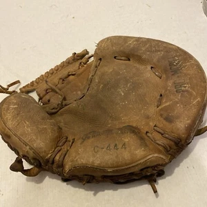 Vintage Johnny Walker Baseball Catcher's Mitt Glove C444 Pro-Model Left Handed - Picture 1 of 6