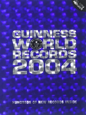 Brand New Hardcover Guinness World Records 2004 Aug 27, 2003 by Guinness World R - Image 1 of 2