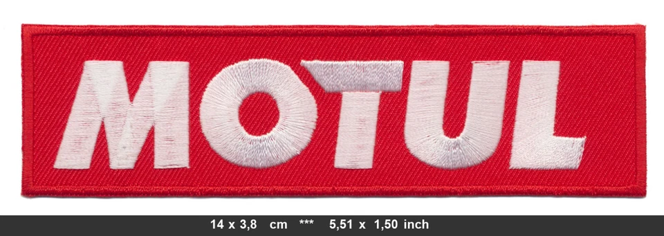 ROYAL GARMENT MOTUL Aufnäher Patches Auto Motorrad Rennsport Motorsport motor oil Motorenöl