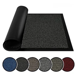 LARGE BARRIER DOOR MAT HEAVY DUTY RUBBER BACK FLOOR RUG KITCHEN HALLWAY NON SLIP - Picture 1 of 149