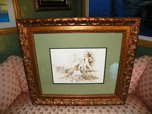 Zamy Steynovitz Original Ink on Paper Signed with COA. ( BATHTUB MOUNTAIN ) - Picture 1 of 11