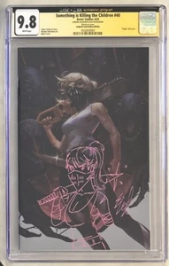 SOMETHING IS KILLING THE CHILDREN 40 Signed &Remarqu EJIKURE Foil CGC JSA 12/400 - Picture 1 of 4