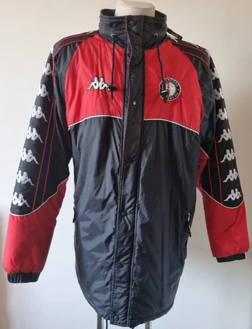 Feyenoord Rotterdam 2000 - 2001 top training football Kappa Winter long jacket Cover